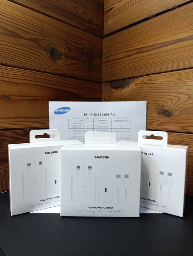 شارژر 45W TA4511 اورجینال سرکارتنی به همراه کابل