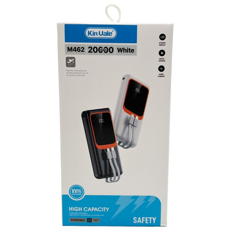 پاوربانک اورجینال برند KINVALE 20000mAh 22.5W مدل M462