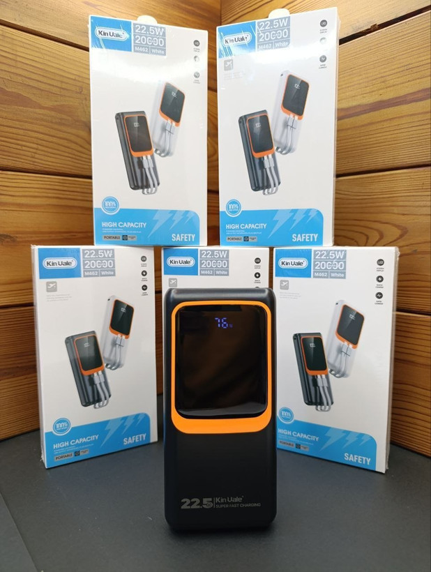 پاوربانک اورجینال برند KINVALE 20000mAh 22.5W مدل M462