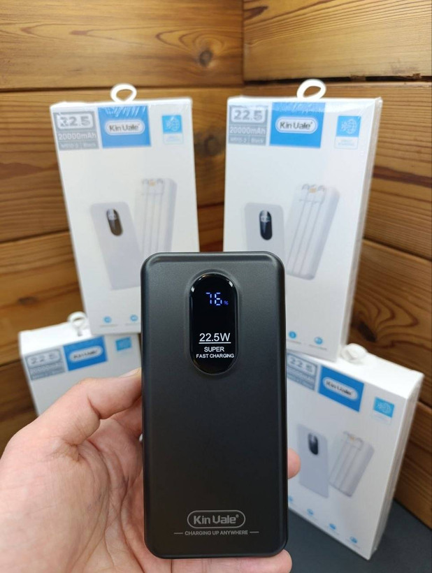 پاوربانک اورجینال برند KINVALE 20000mAh 22.5W مدل 2_M910