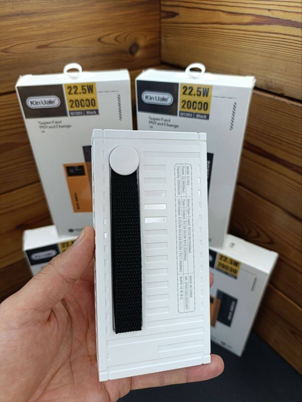 پاوربانک اورجینال برند KINVALE 20000mAh 22.5W مدل Q1302