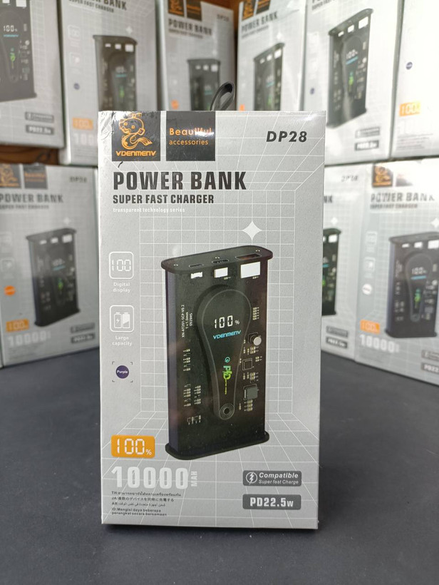 پاوربانک اورجینال VDENMEN 10000mAh مدل DP28