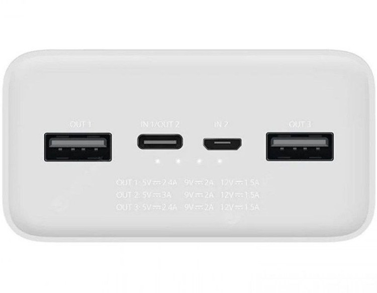 پاوربانک شیائومی مدل Mi PB3018ZM ظرفیت 30000 میلی آمپر ساعت