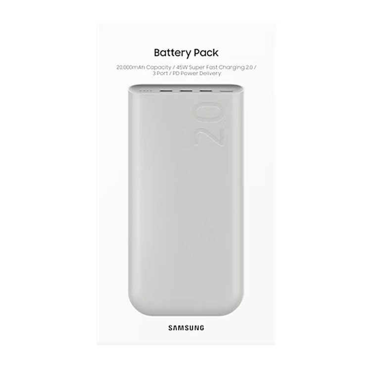 پاوربانک سامسونگ اورجینال 45وات مدل EB-P4520 ظرفیت 20هزار