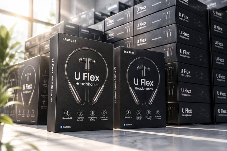 هندزفری گردنی U FLEX ویتنام کیفیت اورجینال باتری بزرگ