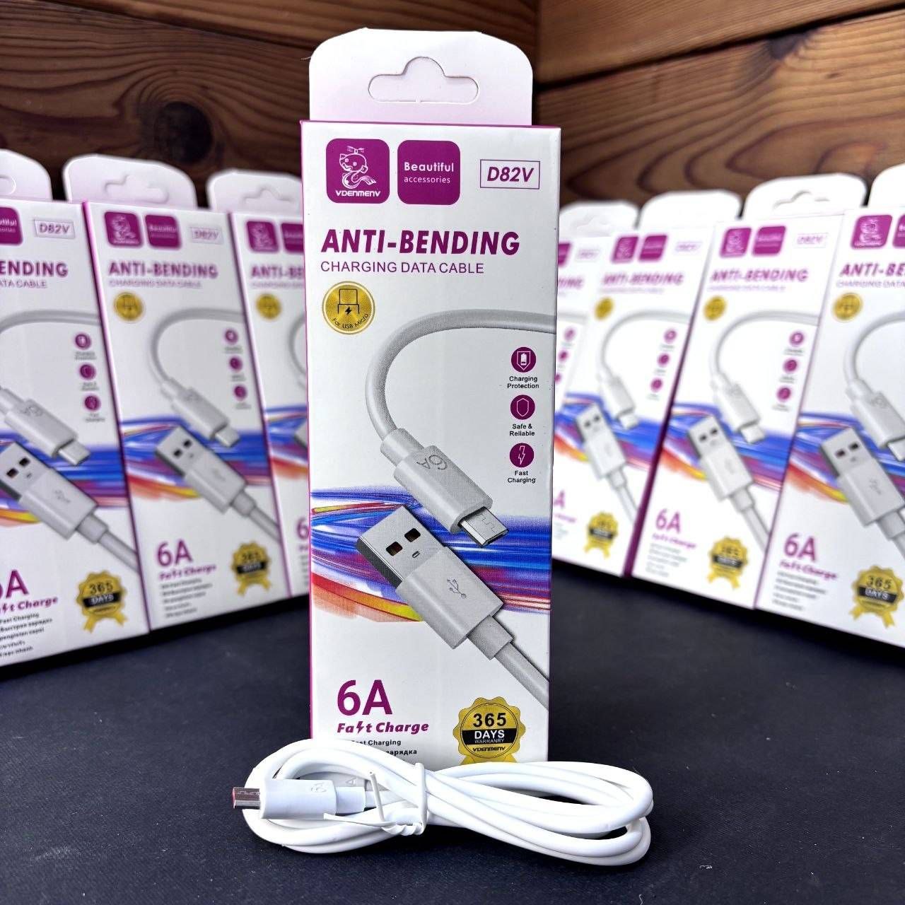کابل شارژ DENMEN مدل D-82V میکرو
