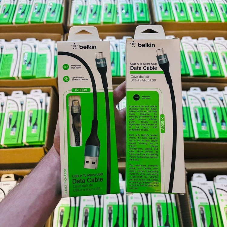 کابل شارژ بلکین BELKIN میکرو پکدار مدل X-500V
