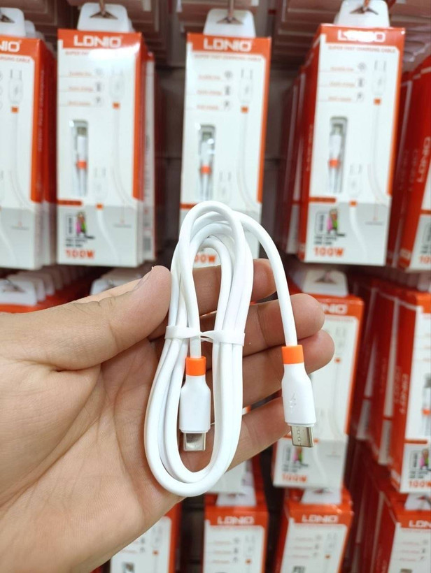 کابل شارژ سوپرفست LDNIO LS-575 دوسر تایپ سی