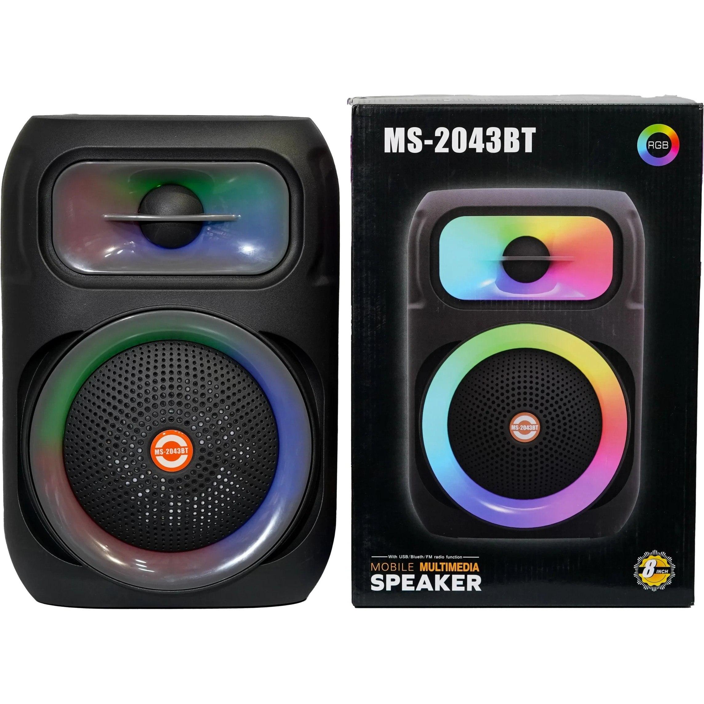 اسپیکربلوتوث چمدونی 8 اینچ مدلMS-2043BT