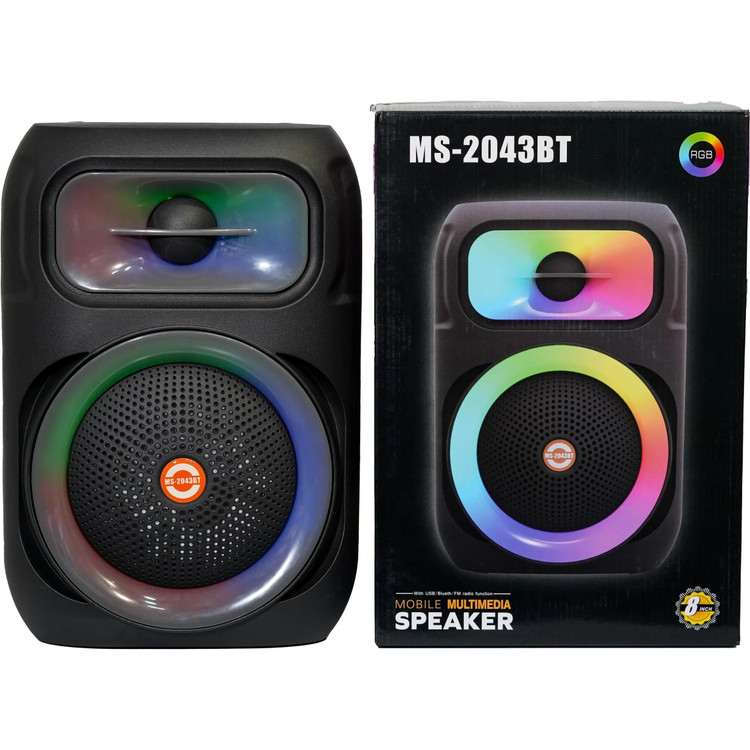 اسپیکربلوتوث چمدونی 8 اینچ مدلMS-2043BT