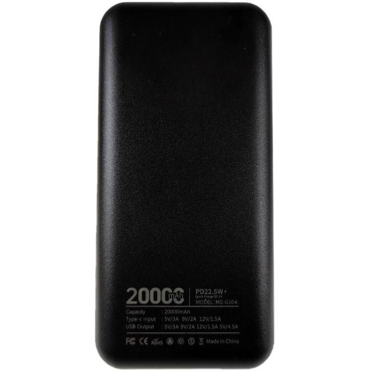 پاوربانک 20000 mAh برند BUKU مدل MG-G104L دارای 1 سال گارانتی